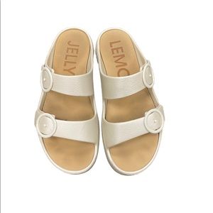 LEMON JELLY sandals, Gaia warm grey, size 39 (US 9)